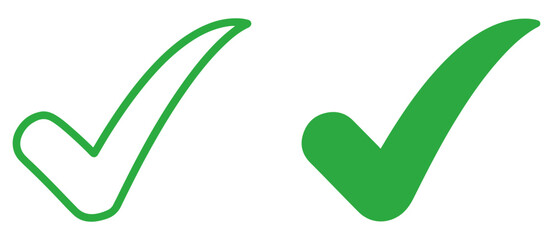 check mark tick icon collection set © Vectorixpro