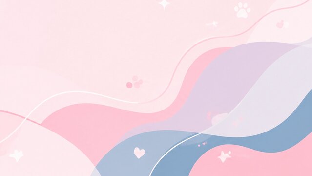 abstract background with pink waves