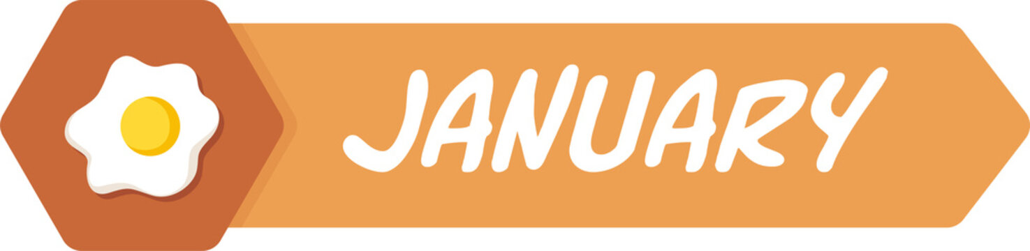 Welcome January Food Illustration