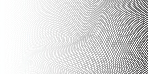 Fototapeta premium Abstract mesh. Light gradient halftone dots grunge wide background