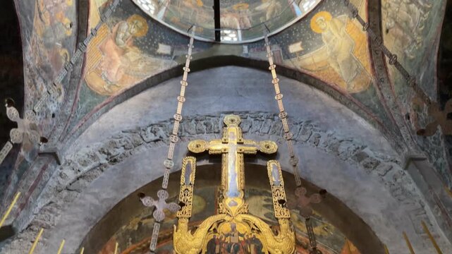 Medieval Serbian Orthodox Monastery of the Patriarchate of Pec in Kosovo