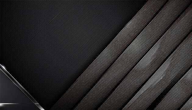 Creative Luxury Black And Silver Lines Background Design Graphic Design Template