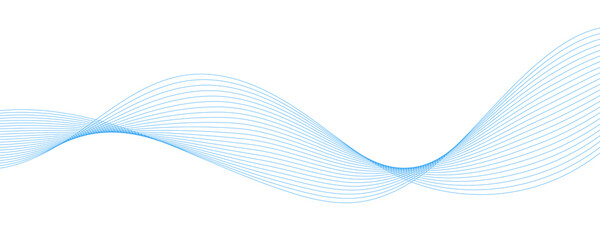 Fototapeta premium abstract blue wave background