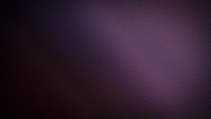 Fototapeta premium Dark grainy abstract background with purple and black gradient blur texture in 4K resolution
