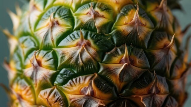 Close-up pineapple texture