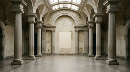 Obraz premium Timeless Grandeur Beneath Classical Arches
