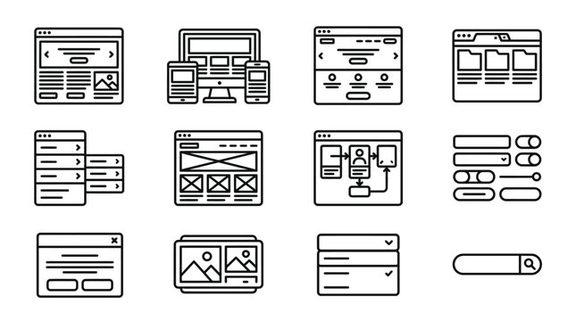 Web Design Mockups: UI Kits, Wireframes, Responsive Layouts, Icons & Tools