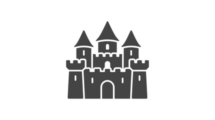 Sand castle with towers and turrets. © Nur
