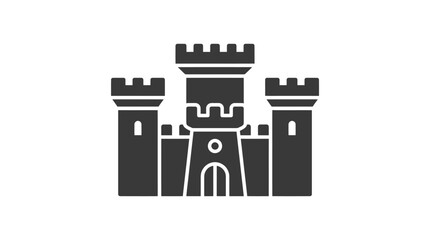 Sandcastle with towers and walls. © Nur