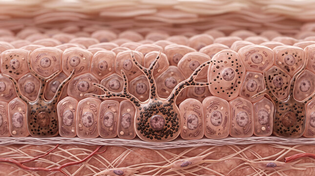 Epidermal Melanocytes Histology