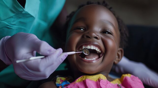 Child dental checkup