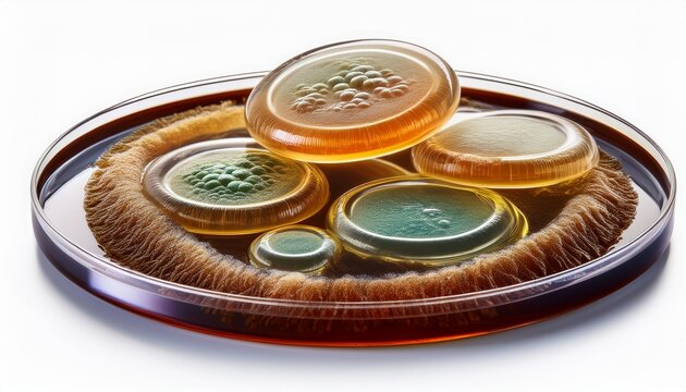 Artemia Plankton Isolated On White Background