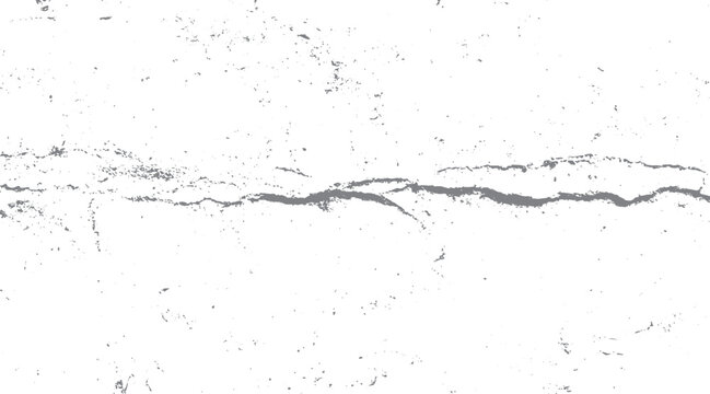 Grey textured distressed grunge background with scattered speckles and a central crack line
