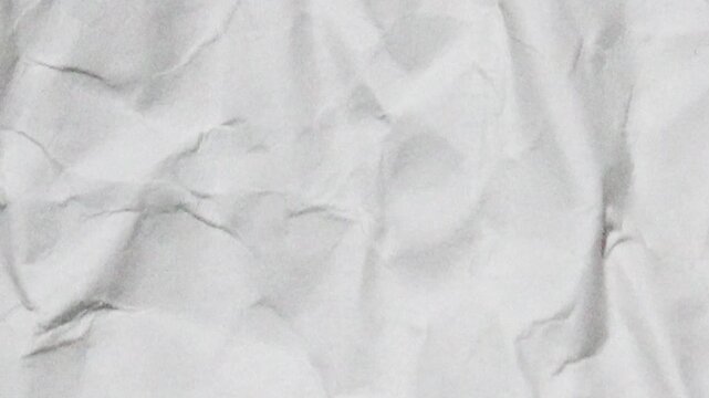Seamless Crumpled White Paper left to right horizonta Animation