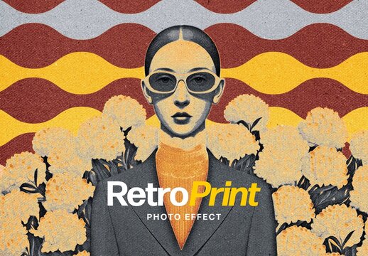 Retro Newspaper Print Effect For Poster And Print Design