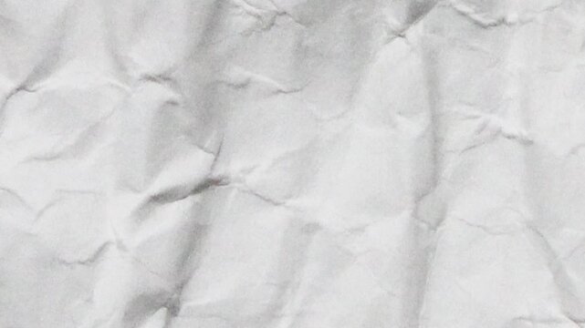 Seamless Crumpled White Paper left to right horizonta Animation