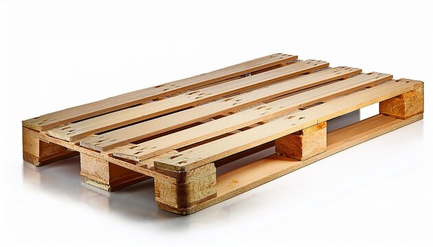 Pallet A Cen Euro Pallet On White Backgound