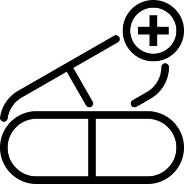 capsule pills pharmacy icon vector object illustration