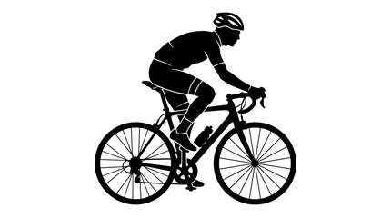Obraz premium Cycling, bicycle, bike rider, sports, fitness icon, athletic, cycling silhouette isolated on Transparent Background