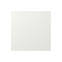 Fototapeta premium Blank white square canvas texture mockup isolated