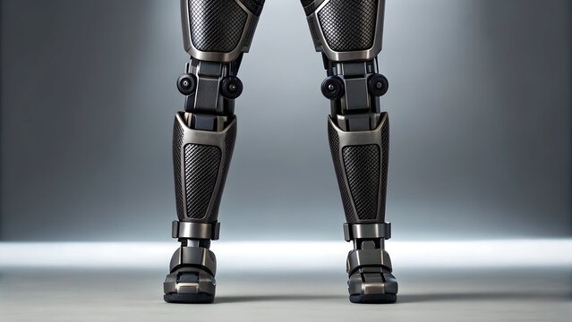 Robotic legs of a mechanical suit or advanced exoskeleton for industrial bionic