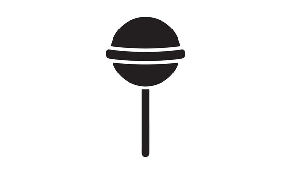 Simple black maraca instrument icon on white background for music and rhythm concepts  isolated