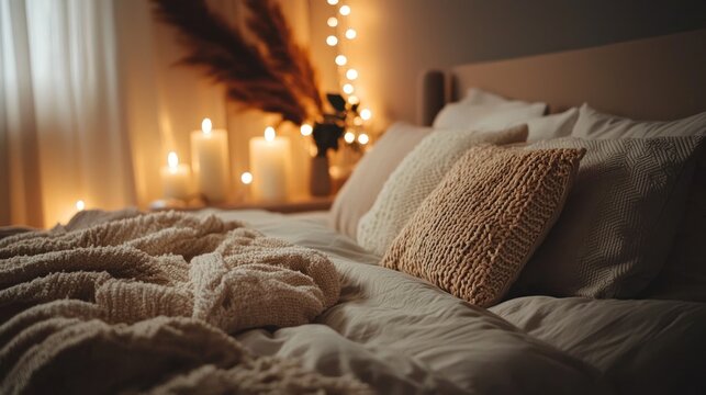 Cozy bedroom scene