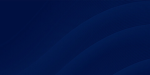 Fototapeta premium Abstract Modern Technology Background with Glowing Blue Curved Lines