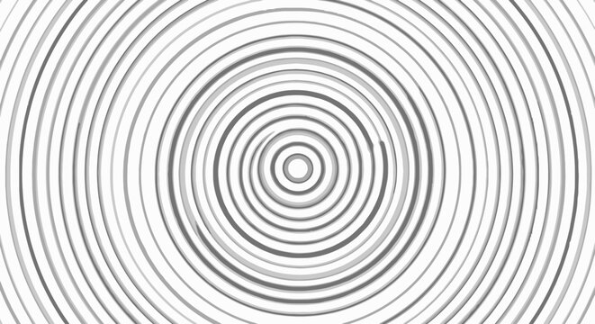 Abstract concentric circles pattern in grayscale.