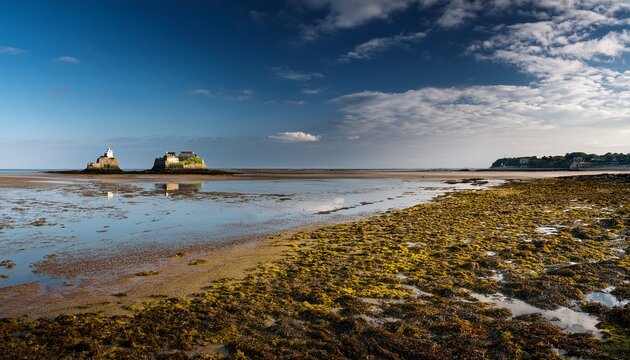 Low Tide Landscape Of Iles De Chausey