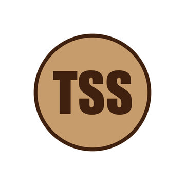A clean graphic icon featuring the letters TSS in bold dark brown font inside a tan circle with a thin border. Ideal for corporate branding concepts or identity design projects.