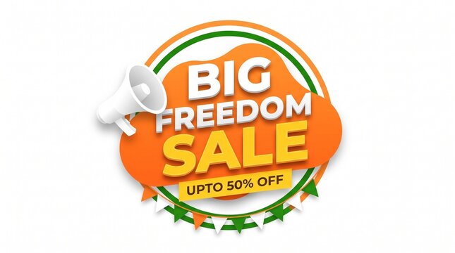 creative vector sale banner,poster illustration for Indian independence day-15th august.