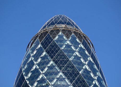 The Gherkin Building, 30 St Mary Axe. September 25, 2025 London, England, United Kingdom