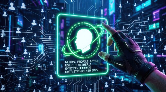 Neural network interface human computer interaction and data synchronization concept