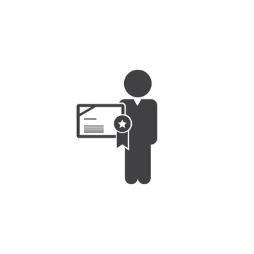 Business people, human resources, office management - icon. Simple vector illustration