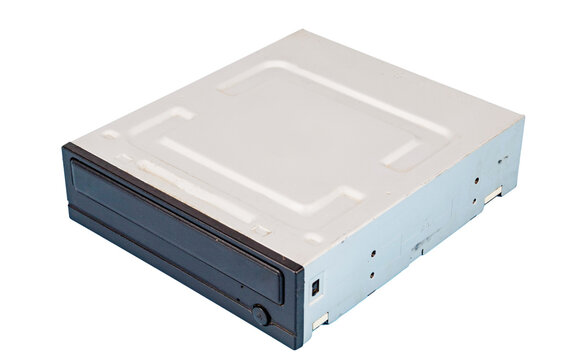 Internal CD/DVD Optical Drive Device Isolated on Transparent Background