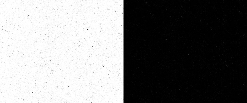 Minimalist split screen background, high contrast black and white texture, grainy paper surface, abstract dual tone composition for graphic design