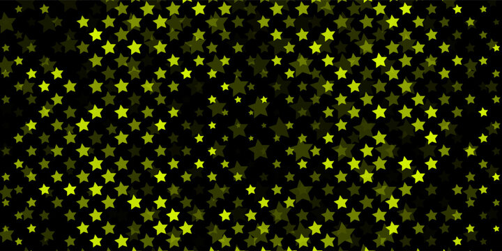 Black and yellow abstract background with brushstroke and halftone style good dirty