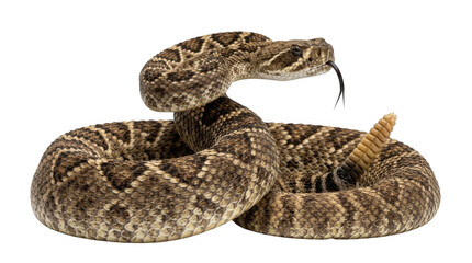 Naklejka premium snake on white background