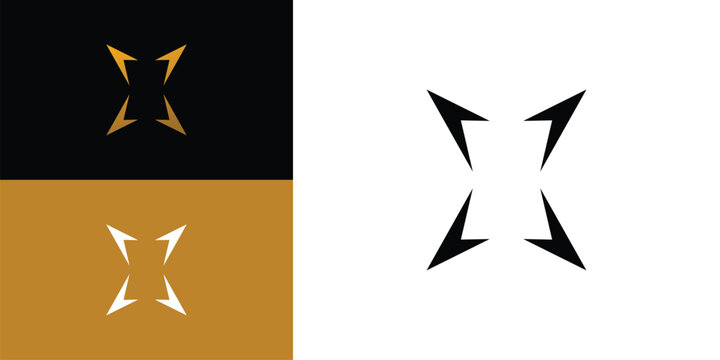 Modern and strong letter X initials logo design