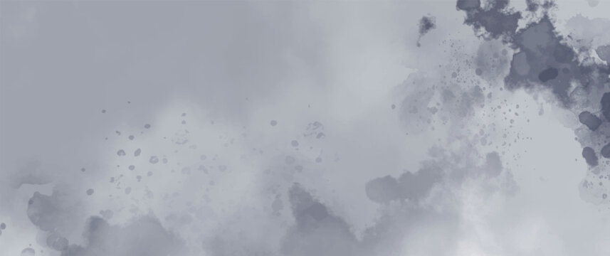 Abstract watercolor art background template. blue gray watercolor backdrop empty space for text, banner, presentation or product display graphic design