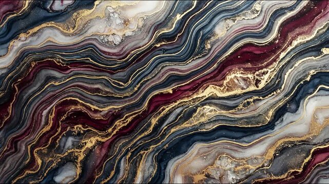 Luxurious Gold Veined Agate and Marble Abstract Texture