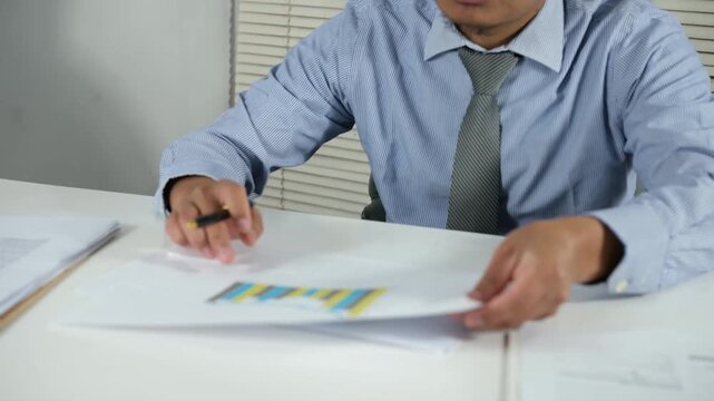 Workers analyzing and checking financial statement data. Financial data analysis and performance report statistics, Audit.
