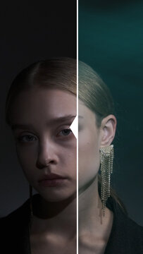 Premium Overlays Volumetric Lights 7 VERTICAL &ndash; Cinematic God Rays, Light Beam Effects and Atmospheric Lighting Overlays for Video Editing and Motion Graphics
