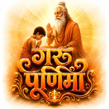 Guru Purnima religious festival of Hindu.