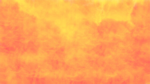 Warm orange watercolor grunge texture background with artistic painted paper effect