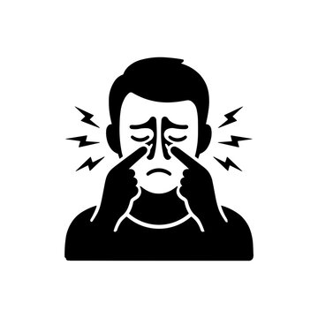 Sinus Pressure Facial Pain Icon