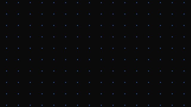 A grid of glowing blue squares that fade into the dark background pattern