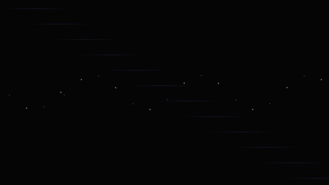 Minimalist scattered white dots forming a subtle wave pattern on black