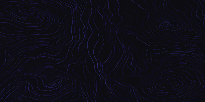 Dark abstract topographic map pattern of contour lines with topographic abstract background geometry elevation cartography technology navigation stylized illustration visualization artistic